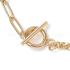 Electroplated Natural Quartz Hexagon Prism Pendant Necklaces&nbsp;NJEW-JN04996-04