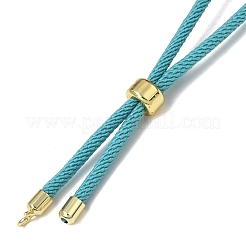 3MM Adjustable Round Nylon Braided Cord Bracelet Making&nbsp;FB-CBAA152-04G-38