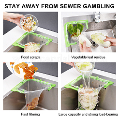 2Sets 2 Styles ABS Plastic Sink Strainers Basket & Bags&nbsp;AJEW-GA0002-76