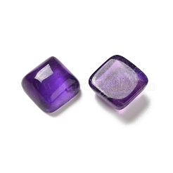 天然石アメジストカボション  正方形  12x12x6.5mm&nbsp;G-H282-04B