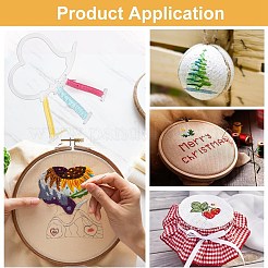 8Pcs Acrylic Heart Yarn Storage Ring&nbsp;TOOL-BC0002-81