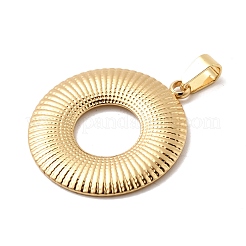 304ステンレスペンダント  リング  ゴールドカラー  28x25x2mm  穴：6x3mm&nbsp;STAS-P420-01G