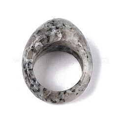 ユニセックス用天然ゴマジャスパー指輪  23~33x20~26.5x12~14.5mm  内径：13.5~19mm&nbsp;G-Q601-19C