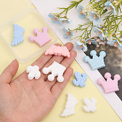 18Pcs 9 Style Food Grade Eco-Friendly Silicone Beads&nbsp;SIL-CA0002-04