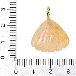 Natural Yellow Aventurine Carved Pendants&nbsp;G-G330-02G-04