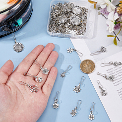 72Pcs 12 Styles Alloy Zipper Pulls&nbsp;HJEW-DC00035