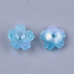 Cellulose Acetate(Resin) Bead Caps&nbsp;KK-S161-03F