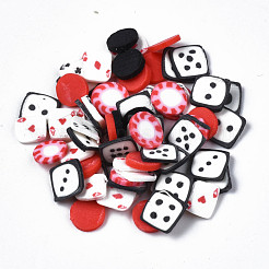 Handmade Polymer Clay Cabochons&nbsp;X-CLAY-N006-90