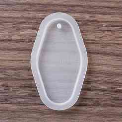 Rounded Rhombus Pendant Food Grade Silicone Molds&nbsp;DIY-D074-15