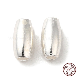 925スターリングシルバービーズ  ライス  925スターリングシルバー  6x3mm  穴：1mm&nbsp;STER-A010-147-6x3mm