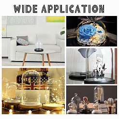 High Borosilicate Glass Dome Cloche&nbsp;DJEW-WH0018-23