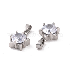 Cubic Zirconia Charms&nbsp;STAS-P216-11P