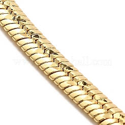 Rack Plating Brass Herringbone Chain Necklace&nbsp;BJEW-D058-01G