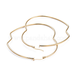 201 Stainless Steel Hoop Earrings&nbsp;EJEW-I245-24A
