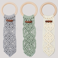 3Pcs 3 Colors Cotton Thread Weave Towel Rack&nbsp;AJEW-GF0011-75