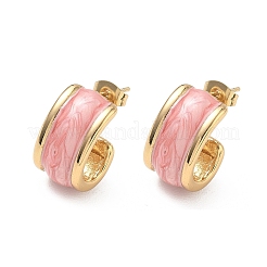 304 Stainless Steel Enamel Stud Earrings&nbsp;SA-CBA2696-35G