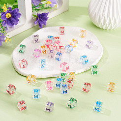50Pcs Acrylic European Beads&nbsp;MACR-TADJ0001-13M