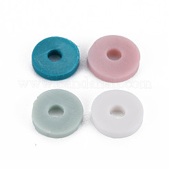 Handmade Polymer Clay Beads Strands&nbsp;CLAY-R089-8mm-T001