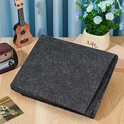 フェルト生地  DIYクラフト用品  グレー  1000x1000x1.5mm&nbsp;DIY-WH0061-036D