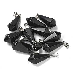 Natural & Synthetic Gemstone Pointed Pendants&nbsp;G-B127-15P