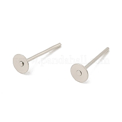 Rack Plating Iron Ear Studs Findings&nbsp;LS-IFIN-M029-06P-NR