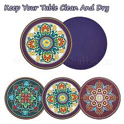 3 Pcs 3 Styles Creative Ethnic Style Silicone Coasters&nbsp;ST-CJ0008-11