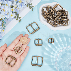 24Pcs 6 Styles Alloy Roller Buckles for Bag Strap Connector&nbsp;DIY-GF0013-72AB