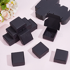厚紙梱包箱150個  正方形  ブラック  4x3.8x2cm&nbsp;CON-GO0001-30
