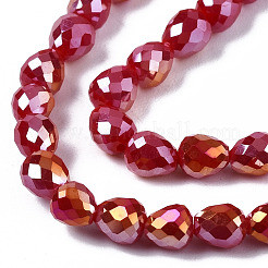 Opaque Glass Beads Strands&nbsp;X-EGLA-T008-16I