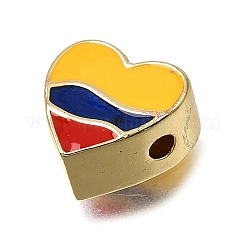 Brass with Enamel Beads&nbsp;KK-CBA8E93-03A