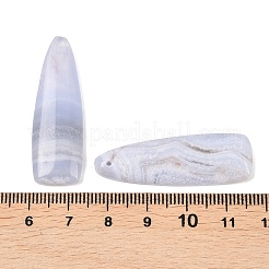Natural Blue Lace Agate Pendants&nbsp;G-K381-21B