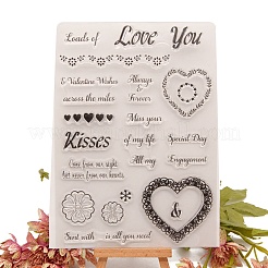 Valentine's Day Love Silicone Stamps&nbsp;PW-WG8ABC7-01