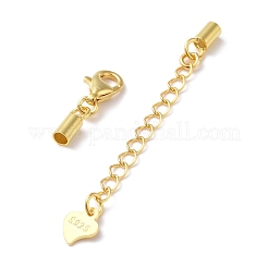 925 Sterling Silver Curb Chain Extender&nbsp;STER-G039-03C-G
