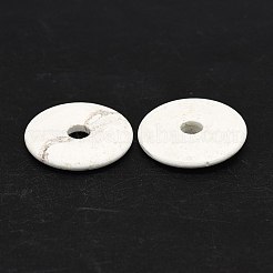 Donut Natural Howlite Pendants&nbsp;G-H268-E01-A