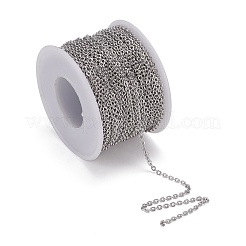 Tarnish Resistant 304 Stainless Steel Cable Chains&nbsp;STAS-O076-09