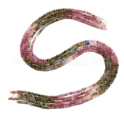 Natural Multicolor Tourmaline Beads Strands&nbsp;G-H266-15B-01