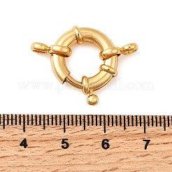 Brass Spring Ring Clasps&nbsp;KK-D407-01G-E