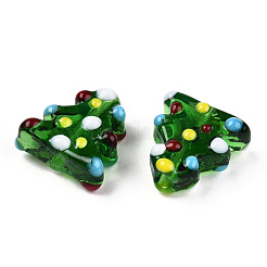 Handmade Bumpy Lampwork Beads Strands&nbsp;LAMP-Q031-012