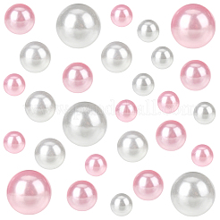 150Pcs 3 Styles ABS Plastic Imitation Pearl Round  Beads&nbsp;KY-SP0001-61