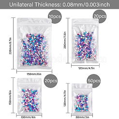4 Sizes Food grade Transparent PET Plastic Resealable Bags&nbsp;OPP-CA0001-03
