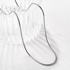 Non-Tarnish 304 Stainless Steel Snake Chain Necklaces&nbsp;NJEW-L160-010P