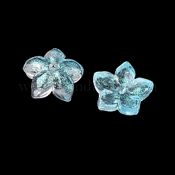 Dyed & Heated Glass Bead Caps&nbsp;GLAA-Z019-02C
