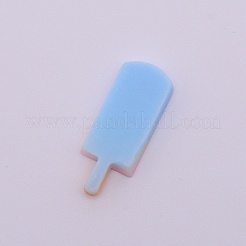 樹脂カボション  模造食品  アイスキャンディー  空色  37x15x6mm&nbsp;RESI-CJC0002-10A