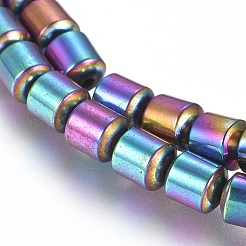 Magnetic Synthetic Hematite Beads Strands&nbsp;G-G826-05E-4mm