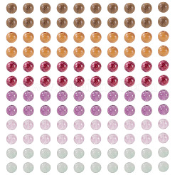 240Pcs 6 Styles Natural Fluorite Beads and Wood Beads&nbsp;G-KS0001-17