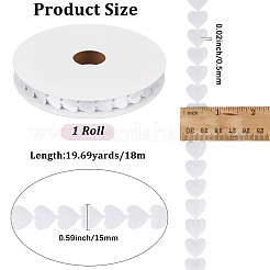 18M Heart Polyester Lace Ribbon&nbsp;OCOR-CY0004-11A