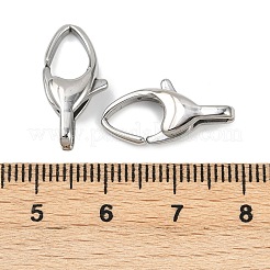 304 Stainless Steel Lobster Claw Clasps&nbsp;STAS-B089-01E-P