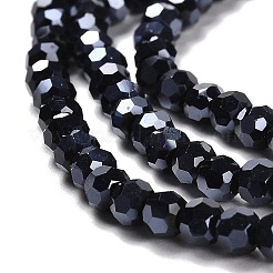 Electroplate Opaque Glass Beads Strands&nbsp;EGLA-A035-P4mm-A18