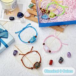 12Pcs Adjustable Braided Nylon Cord Macrame Pouch Bracelet Making&nbsp;AJEW-SW00010-04