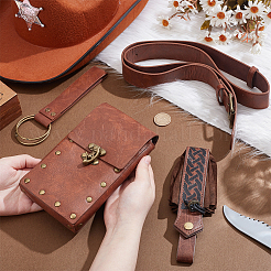 PU Leather with Alloy Bags&nbsp;AJEW-WH0678-33A